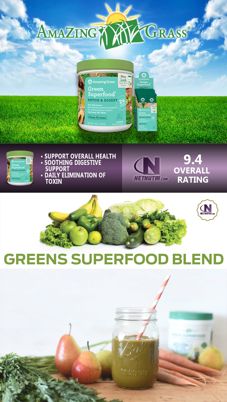 Purchase Green SuperFood Detox and Digest at Netnutri.com