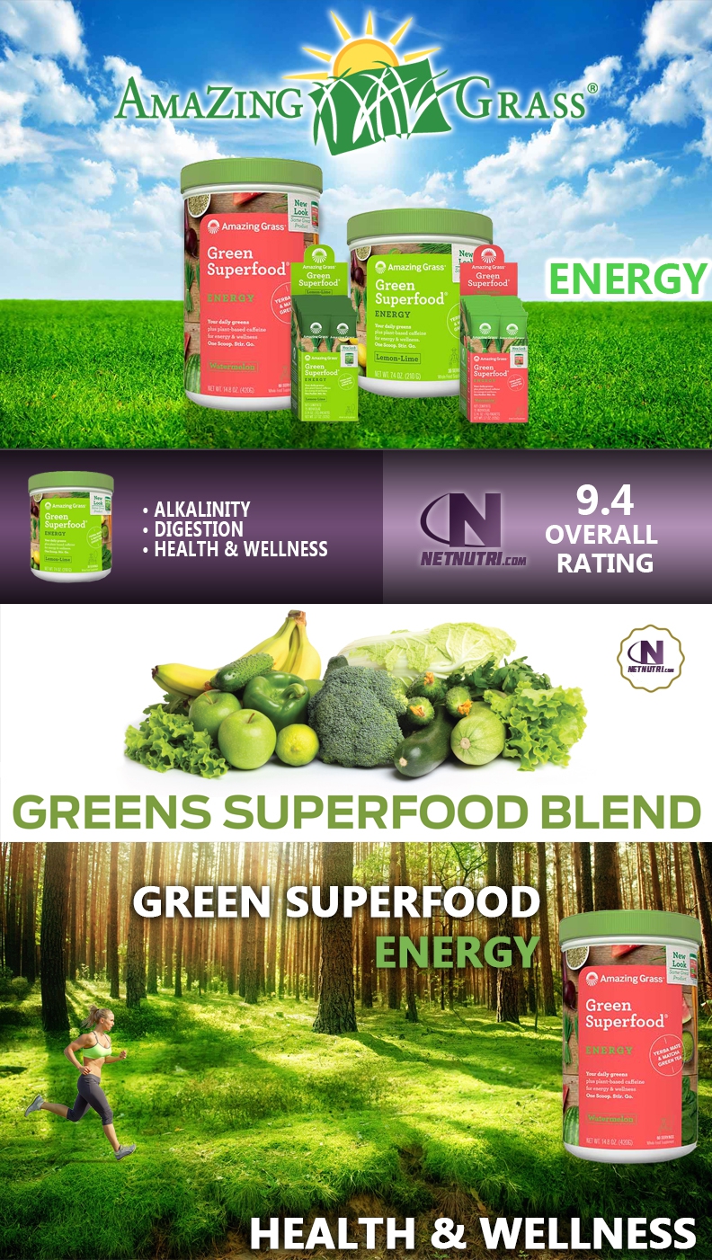 Shop Green SuperFood Energy at NetNutri.com