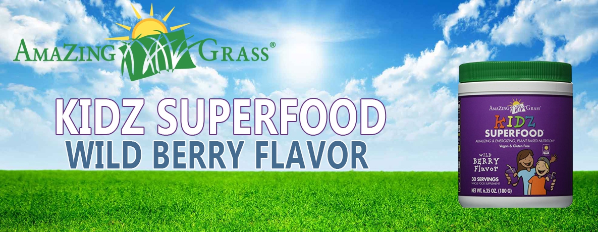Amazing Grass Kidz Superfood Wild Berry Flavor