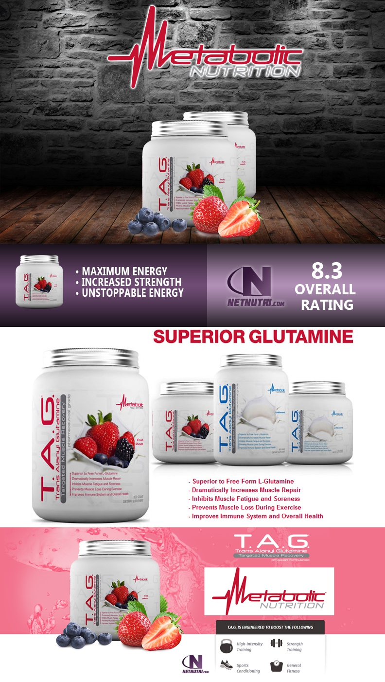 Metabolic Nutrition T.A.G sale at netnutri.com