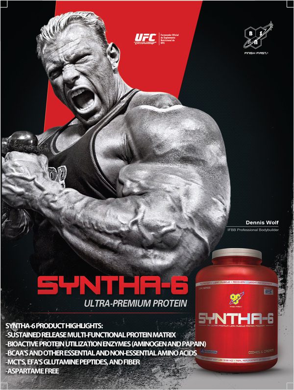 buy Syntha-6 Protein Matrix Vanilla 5.04 lbs lb by BSN