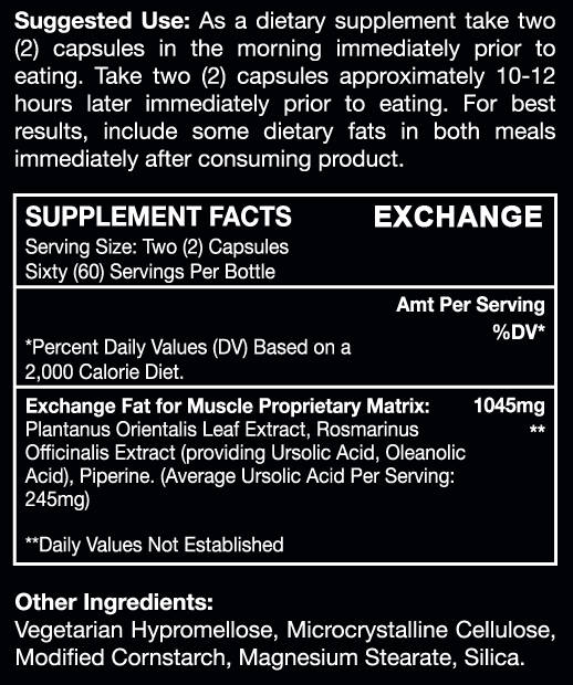 Exchange Supplement Facts