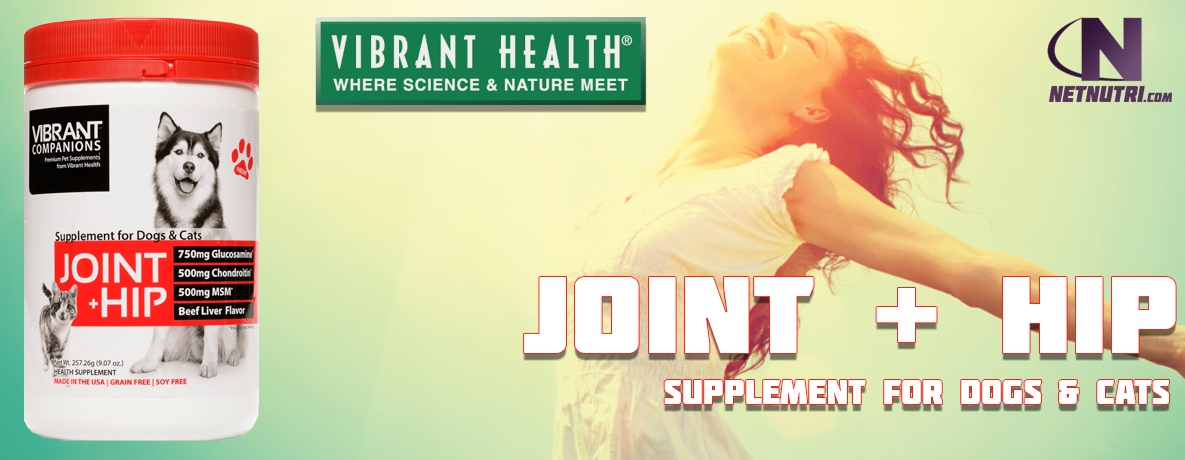 Vibrant Health Joint Hip Supplement for Dogs & Cats