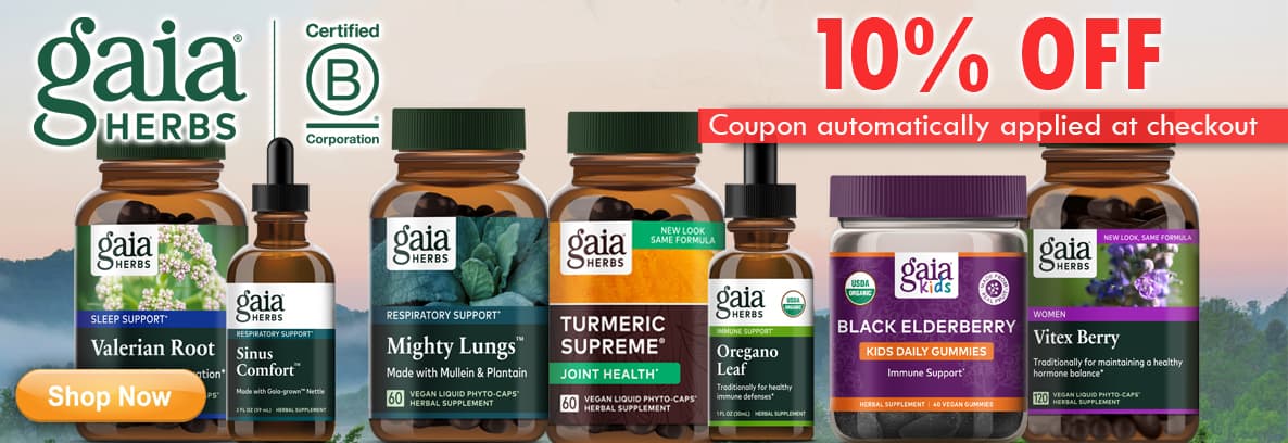 Gaia Herbs 10% Sale