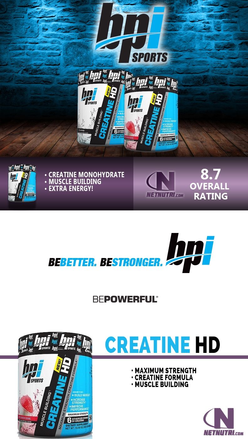 BPI Sports Creatine HD Sale at Netnutri.com