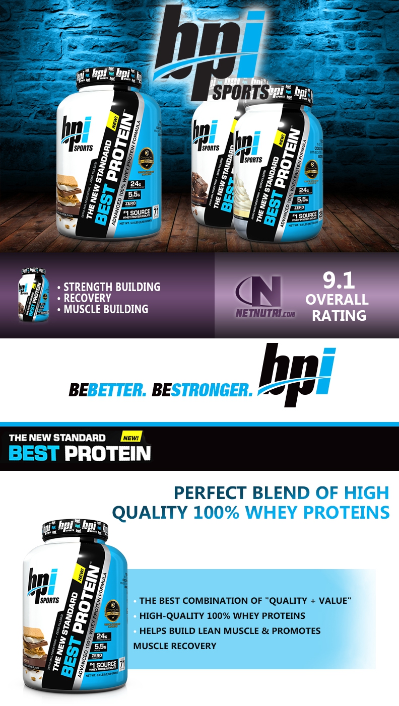 BPI Sports Best Protein Sale at netnutri.com