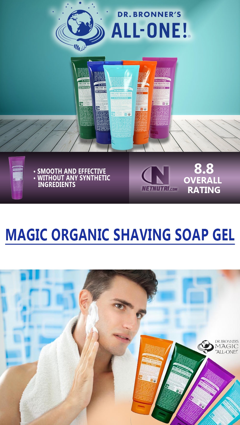 Magic Organic Shaving Soap Gel sale at netnutri.com