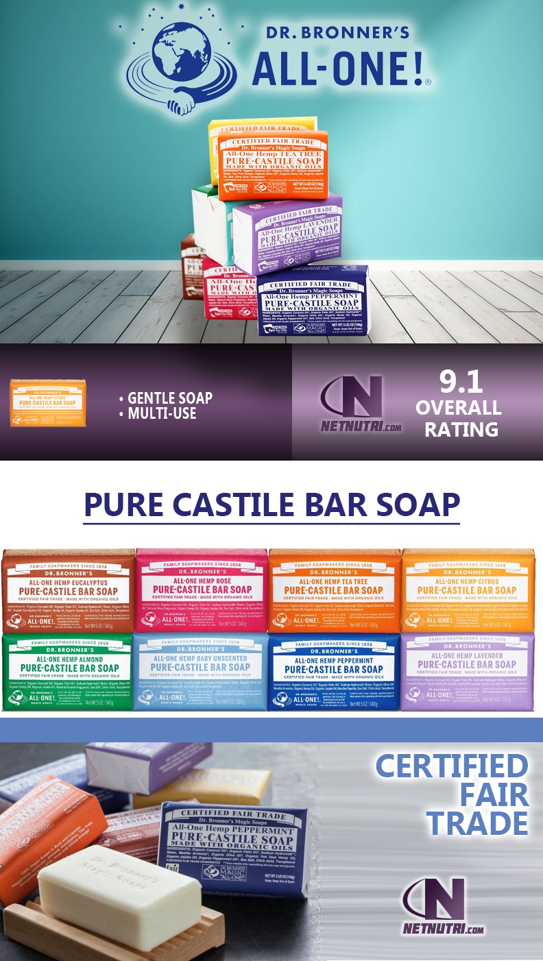 Pure Castile Soap Bar sale at netnutri.com