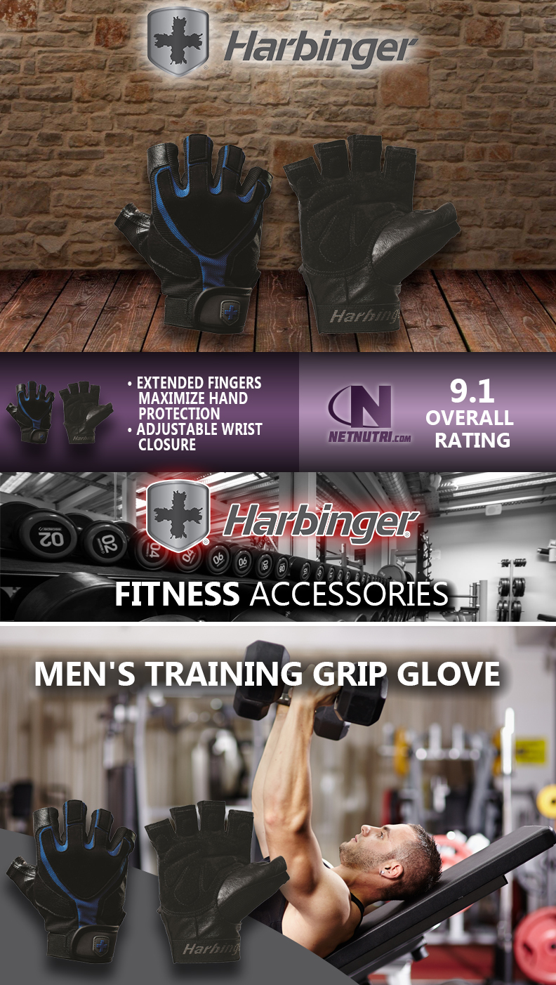 Harbinger Men's Training Grip® Glove sale at netnutri.com