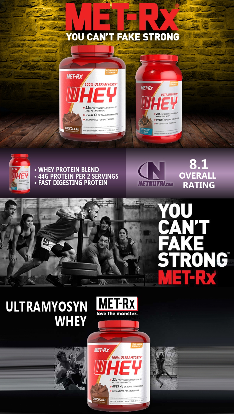 MET-Rx Ultramyosyn Whey Sale at Netnutri.com