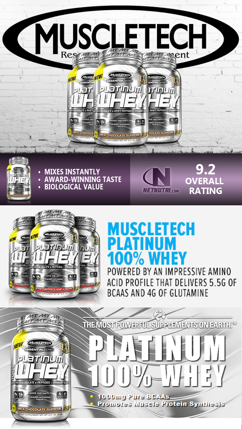 MuscleTech Platinum 100% Whey