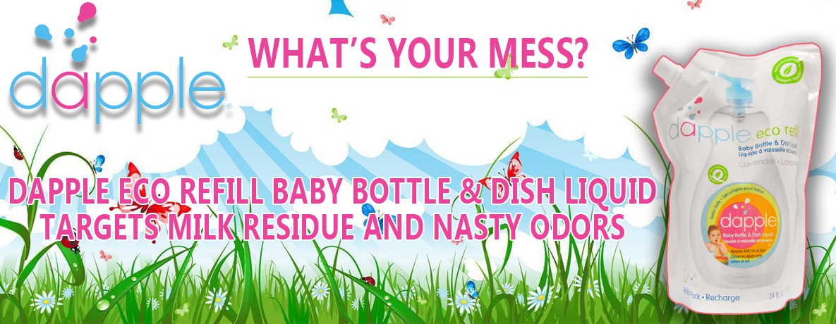 Dapple Eco Refill Baby Bottle & Dish