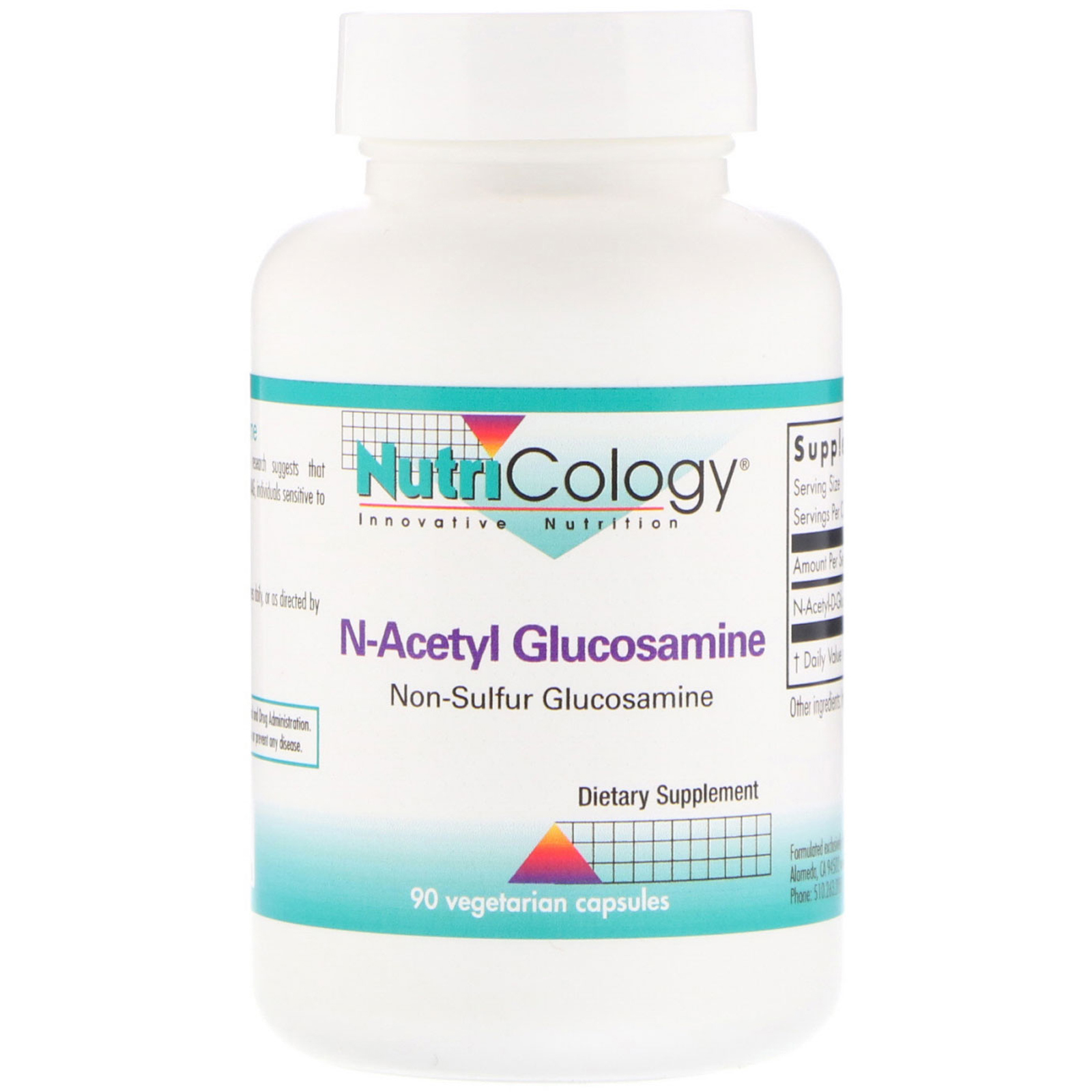 Nutricology N Acetyl Glucosamine 20 Vegicaps