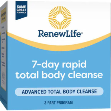 Renew Life 7-Day Rapid Total Body Cleanse 3 Part Program