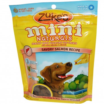 Zuke's Mini Naturals Healthy Miniature Dog Treats Salmon 6 oz 