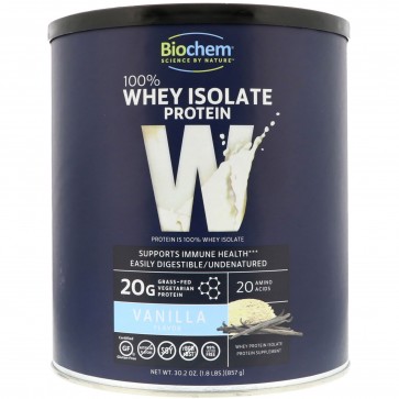 Biochem 100% Whey Protein, Vanilla 30.2 oz (857 grams)