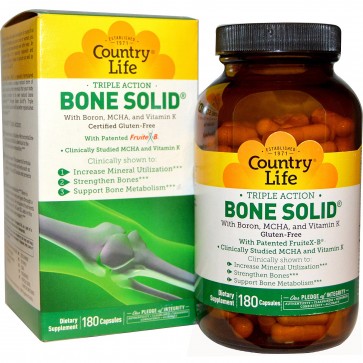 Country Life Bone Solid 180 Capsules