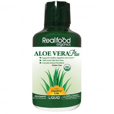 Countrylife Real Food Organics Liquid Aloe Vera Plus 32 oz