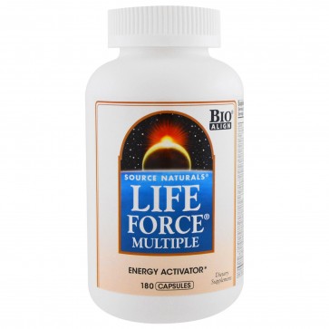 Life Force Multiple with Iron 180 Caps by Source Naturals 