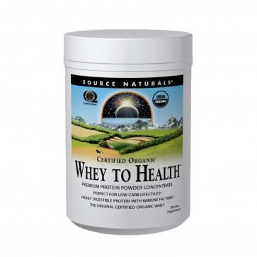 Source Naturals Whey to Health Premium Protein Powder Concentrate 10 oz