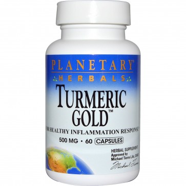 Planetary Herbals Turmeric Gold 500 mg 60 Capsules