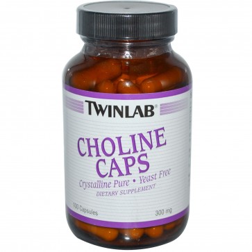 TwinLab Choline CAPS 350 mg 100 Capsules
