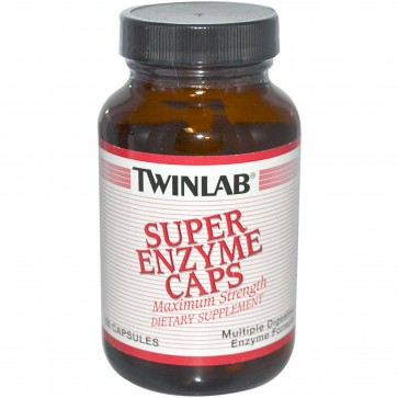Twinlab Super Enzyme CAPS 50 Capsules