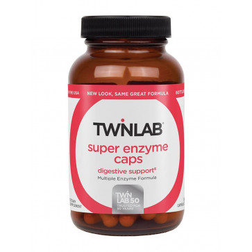 Twinlab Super Enzyme CAPS 50 Capsules