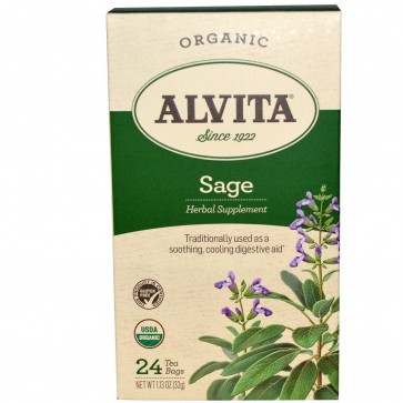 Alvita Organic Sage 24 Tea Bags
