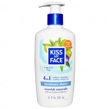Kiss My Face Moisture Shave Fragrance Free 11 fl oz 