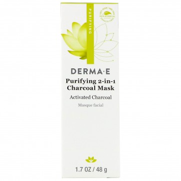 Derma E Purifying 2-in-1 Charcoal Mask 1.7 oz (48 g)
