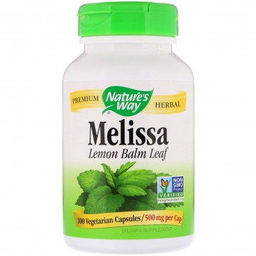 Nature's Way Melissa Leaves 500 mg 100 Capsules