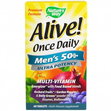 Nature's Way Alive Ultra Potency for Men 50+ 60 Tablets