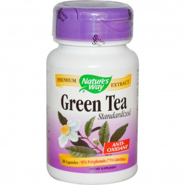 Nature's Way, Green Tea Standardized, 30 Capsules