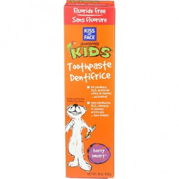 Kiss My Face Obsessively Kids Toothpaste Dentifrice Berry Blast 4 oz