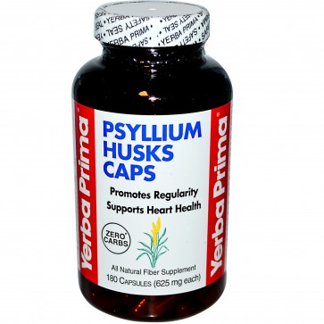 Yerba Prima Psyllium Husks 180 Capsules