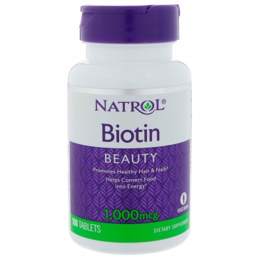 Natrol Biotin 1000mcg 100 Tabs