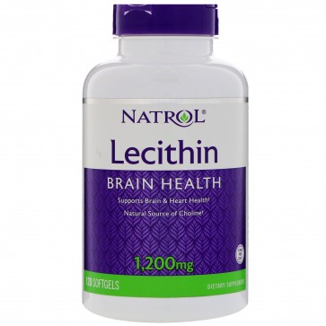 Natrol Soya Lecithin 1200 mg 120 Softgels