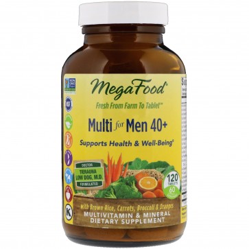 MegaFood Multi for Men 40+ 120 Tablets