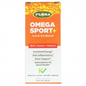 Flora Omega Sport + 3 6 9 Oil Blend 8.5 fl oz 
