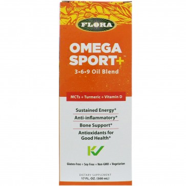 Flora Omega Sport + 3•6•9 Oil Blend 17 fl oz 