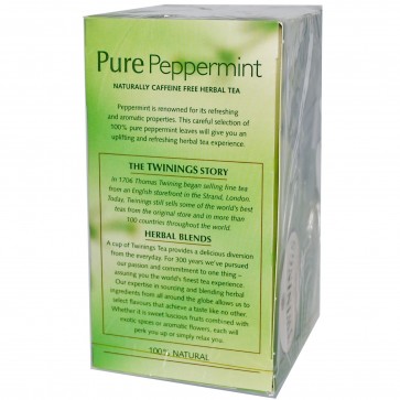 Twinings of London Pure Peppermint 20 Tea Bags 1.06 oz
