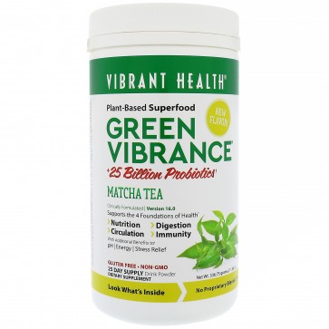 Vibrant Health Green Vibrance Matcha Tea 336.75 Grams