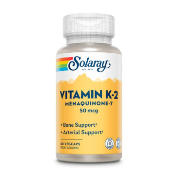 Solaray vitamina k-2 menaquinona-7 50mcg 60 vegcaps