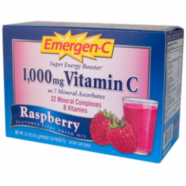 Alacer Emergen-C Raspberry 30 packs 