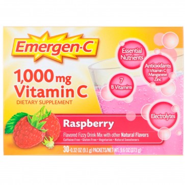 Alacer Emergen-C Raspberry 30pk 