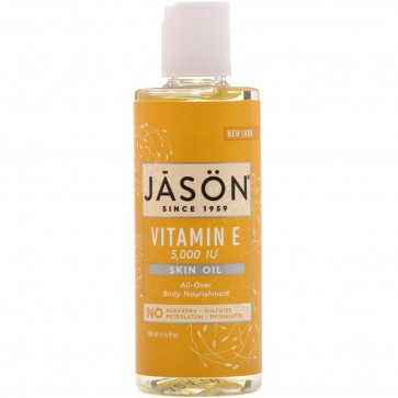 Jason Pure Beauty Vitamin E Oil 5,000 IU 4 fl oz bottle