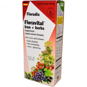 Floradix Floravital Iron and Herbs Liquid 8.5 fl oz