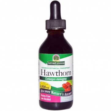 Natures Answer Hawthorn Organic Alcohol Extract - 2 fl oz dropper