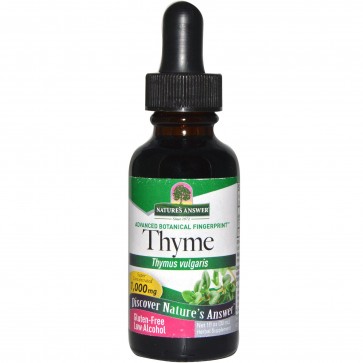 Nature's Answer, Thyme, Low Alcohol, 1,000 mg, 1 fl oz (30 ml)